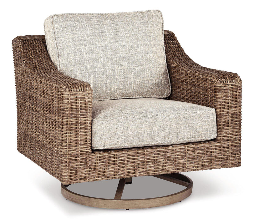 Beachcroft Outdoor Seating Set - Furniture Bros & Mattress (Bolingbrook, IL)