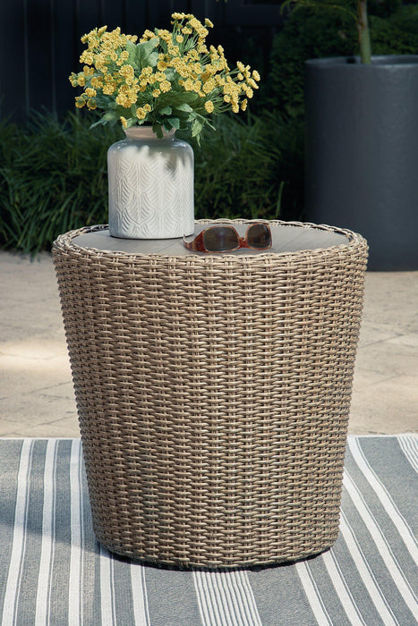 Danson Outdoor Occasional Table Set - Furniture Bros & Mattress (Bolingbrook, IL)