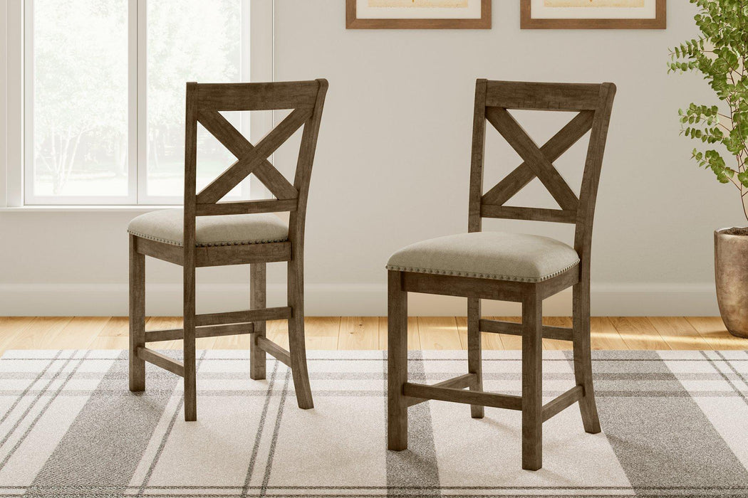 Moriville Counter Height Dining Set - Furniture Bros & Mattress (Bolingbrook, IL)