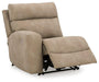 Next-Gen DuraPella Power Reclining Sectional Loveseat with Console - Furniture Bros & Mattress (Bolingbrook, IL)