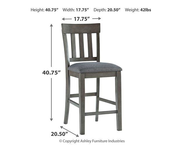 Hallanden Counter Height Dining Room Set - Furniture Bros & Mattress (Bolingbrook, IL)