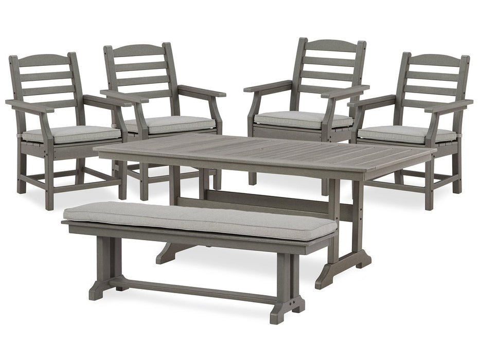 Visola Outdoor Dining Set - Furniture Bros & Mattress (Bolingbrook, IL)