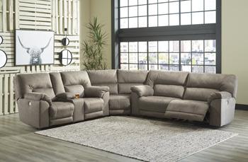 Cavalcade 3-Piece Power Reclining Sectional - Furniture Bros & Mattress (Bolingbrook, IL)