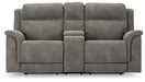 Next-Gen DuraPella Power Reclining Loveseat with Console - Furniture Bros & Mattress (Bolingbrook, IL)