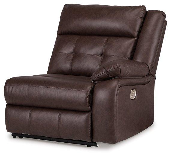 Punch Up Power Reclining Sectional Loveseat with Console - Furniture Bros & Mattress (Bolingbrook, IL)