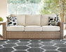 Beachcroft Outdoor Sofa, Lounge Chairs and Fire Pit - Furniture Bros & Mattress (Bolingbrook, IL)