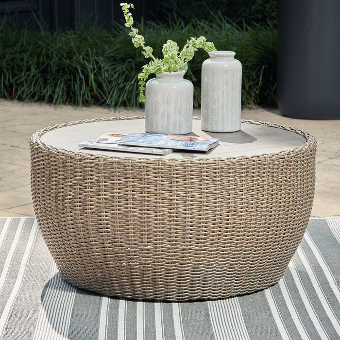 Danson Outdoor Occasional Table Set - Furniture Bros & Mattress (Bolingbrook, IL)