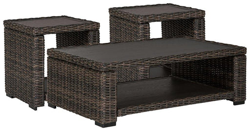 Grasson Lane Outdoor Occasional Table Set - Furniture Bros & Mattress (Bolingbrook, IL)