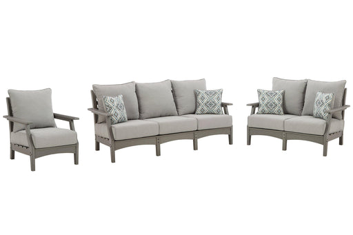 Visola Outdoor Seating Set - Furniture Bros & Mattress (Bolingbrook, IL)