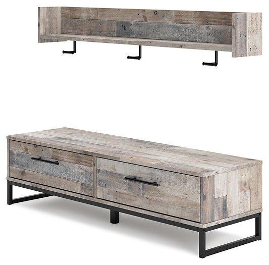 Neilsville Bench with Coat Rack - Furniture Bros & Mattress (Bolingbrook, IL)