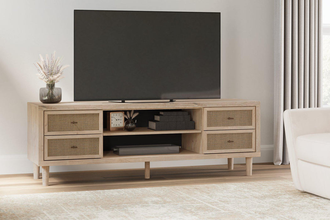 Cielden 72" TV Stand with Electric Fireplace - Furniture Bros & Mattress (Bolingbrook, IL)