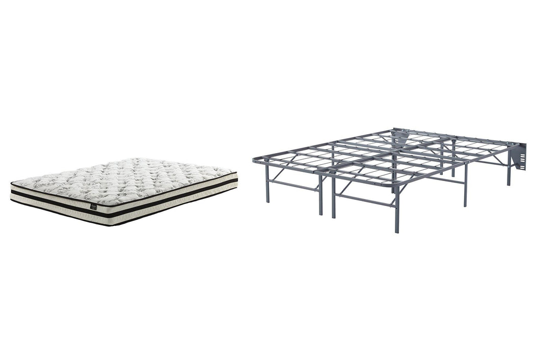 8 Inch Chime Innerspring Mattress Set - Furniture Bros & Mattress (Bolingbrook, IL)