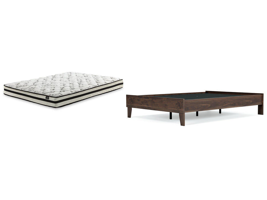 Calverson Bed and Mattress Set - Furniture Bros & Mattress (Bolingbrook, IL)