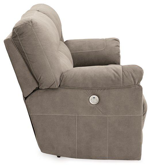 Cavalcade Power Reclining Sofa - Furniture Bros & Mattress (Bolingbrook, IL)