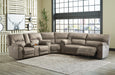 Cavalcade 3-Piece Power Reclining Sectional - Furniture Bros & Mattress (Bolingbrook, IL)