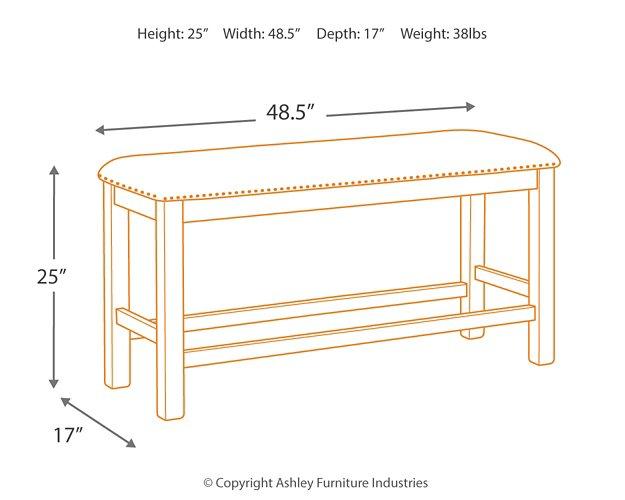 Moriville Counter Height Dining Set - Furniture Bros & Mattress (Bolingbrook, IL)