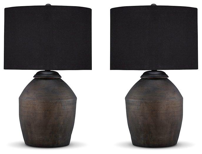 Naareman Lamp Set - Furniture Bros & Mattress (Bolingbrook, IL)