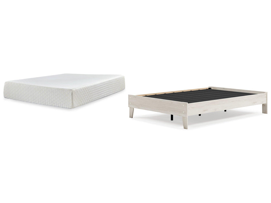 Socalle Bed and Mattress Set - Furniture Bros & Mattress (Bolingbrook, IL)