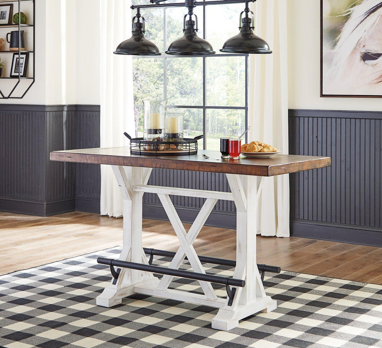 Valebeck Counter Height Dining Table - Furniture Bros & Mattress (Bolingbrook, IL)