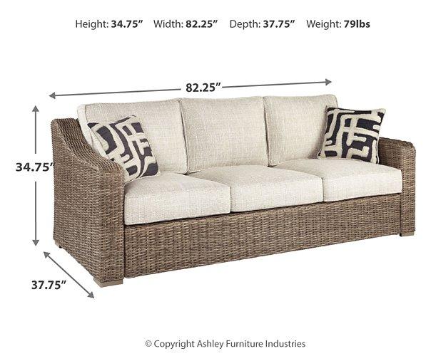 Beachcroft Outdoor Seating Set - Furniture Bros & Mattress (Bolingbrook, IL)