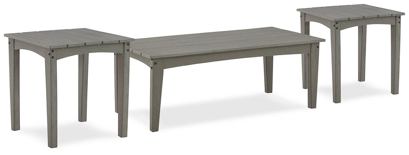 Visola Outdoor Occasional Table Set - Furniture Bros & Mattress (Bolingbrook, IL)