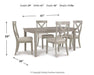 Parellen Dining Room Set - Furniture Bros & Mattress (Bolingbrook, IL)