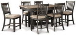 Tyler Creek Counter Height Dining Set - Furniture Bros & Mattress (Bolingbrook, IL)
