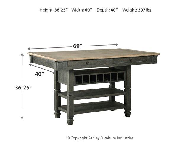Tyler Creek Counter Height Dining Set - Furniture Bros & Mattress (Bolingbrook, IL)