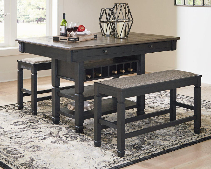 Tyler Creek Counter Height Dining Set - Furniture Bros & Mattress (Bolingbrook, IL)