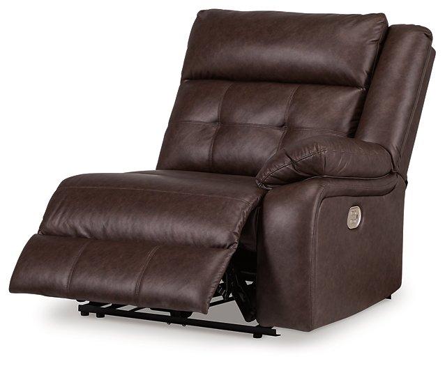 Punch Up Power Reclining Sectional Loveseat with Console - Furniture Bros & Mattress (Bolingbrook, IL)