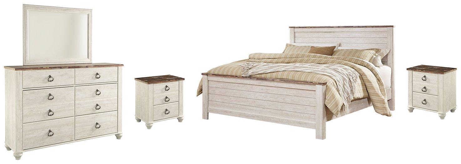 Willowton Bedroom Set - Furniture Bros & Mattress (Bolingbrook, IL)