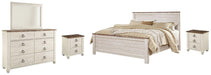 Willowton Bedroom Set - Furniture Bros & Mattress (Bolingbrook, IL)