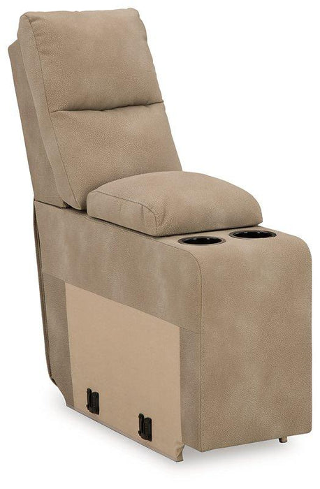 Next-Gen DuraPella Power Reclining Sectional Loveseat with Console - Furniture Bros & Mattress (Bolingbrook, IL)