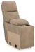 Next-Gen DuraPella Power Reclining Sectional Loveseat with Console - Furniture Bros & Mattress (Bolingbrook, IL)