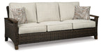 Paradise Trail Outdoor Sofa, Lounge Chairs and Fire Pit Table - Furniture Bros & Mattress (Bolingbrook, IL)