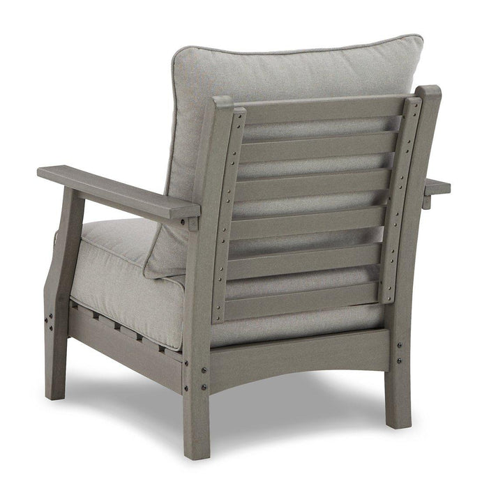 Visola Outdoor Sofa and Loveseat Set - Furniture Bros & Mattress (Bolingbrook, IL)