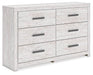 Cayboni Dresser and Mirror - Furniture Bros & Mattress (Bolingbrook, IL)