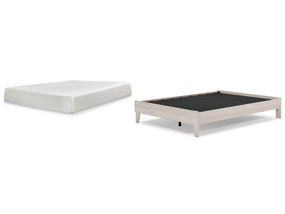 Socalle Bed and Mattress Set - Furniture Bros & Mattress (Bolingbrook, IL)