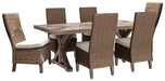 Beachcroft Outdoor Dining Set - Furniture Bros & Mattress (Bolingbrook, IL)