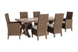 Beachcroft Outdoor Dining Set - Furniture Bros & Mattress (Bolingbrook, IL)