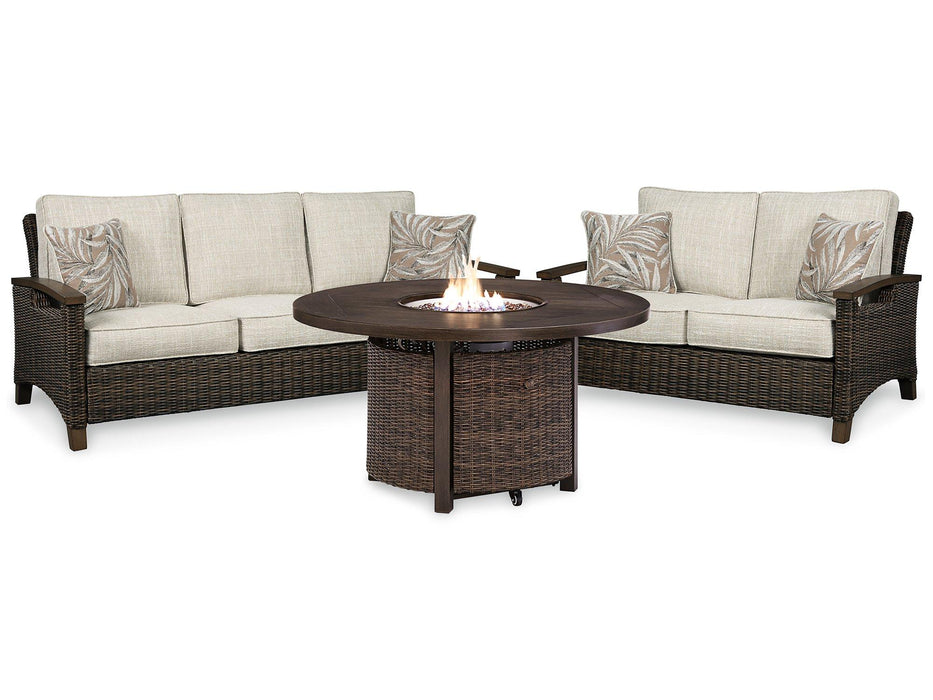 Paradise Trail Outdoor Seating Set - Furniture Bros & Mattress (Bolingbrook, IL)