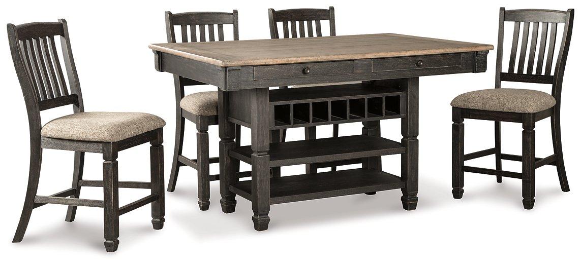 Tyler Creek Counter Height Dining Set - Furniture Bros & Mattress (Bolingbrook, IL)