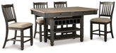 Tyler Creek Counter Height Dining Set - Furniture Bros & Mattress (Bolingbrook, IL)