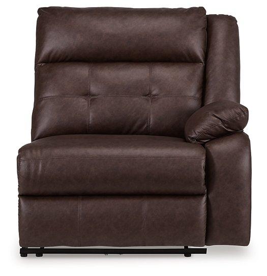 Punch Up Power Reclining Sectional Loveseat with Console - Furniture Bros & Mattress (Bolingbrook, IL)