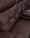 Punch Up Power Reclining Sectional Loveseat with Console - Furniture Bros & Mattress (Bolingbrook, IL)