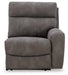 Next-Gen DuraPella Power Reclining Sectional Loveseat with Console - Furniture Bros & Mattress (Bolingbrook, IL)