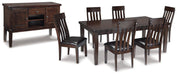 Haddigan Dining Set - Furniture Bros & Mattress (Bolingbrook, IL)