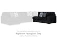 Midnight-Madness Sectional Sofa with Chaise - Furniture Bros & Mattress (Bolingbrook, IL)