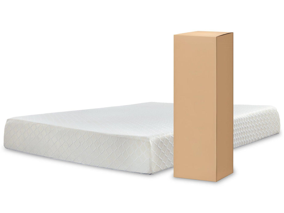 10 Inch Chime Memory Foam Mattress Set - Furniture Bros & Mattress (Bolingbrook, IL)