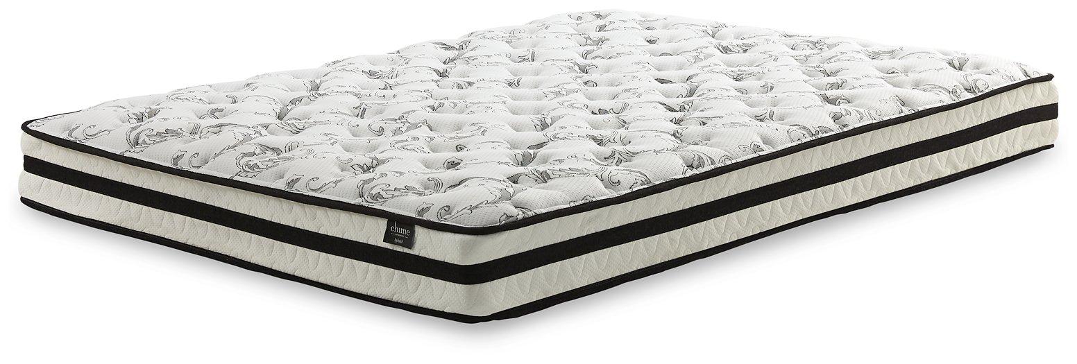 8 Inch Chime Innerspring Mattress Set - Furniture Bros & Mattress (Bolingbrook, IL)